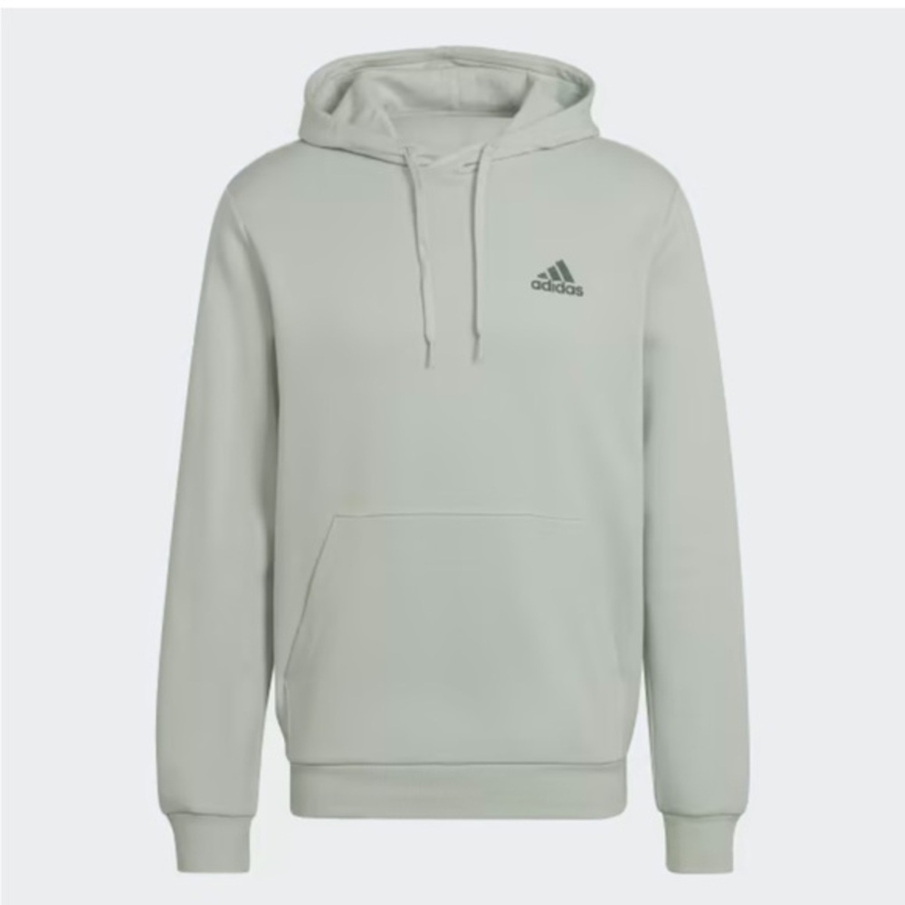 Adidas Sage Green Hoodie Size Medium Oversized Cotton